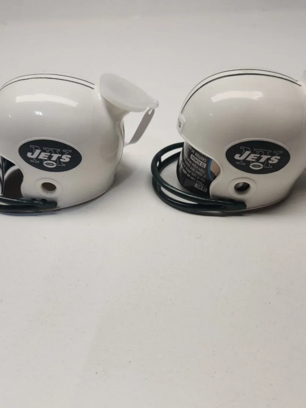 New York Jets Topper Lid Helmet Style Beverage Can NFL Official Merch